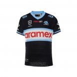 Camiseta Cronulla Sutherland Sharks Rugby 2022 Segunda