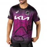 Camiseta Brisbane Broncos Rugby 2024 Fucsia